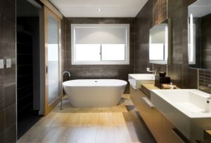 parquet flottant salle de bain